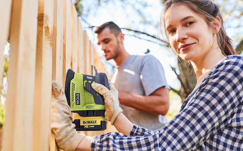 Using a DeWalt to Ryobi Badaptor battery adaptor to complete home DIY